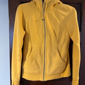 Lululemon Athletica Yellow Hoodie